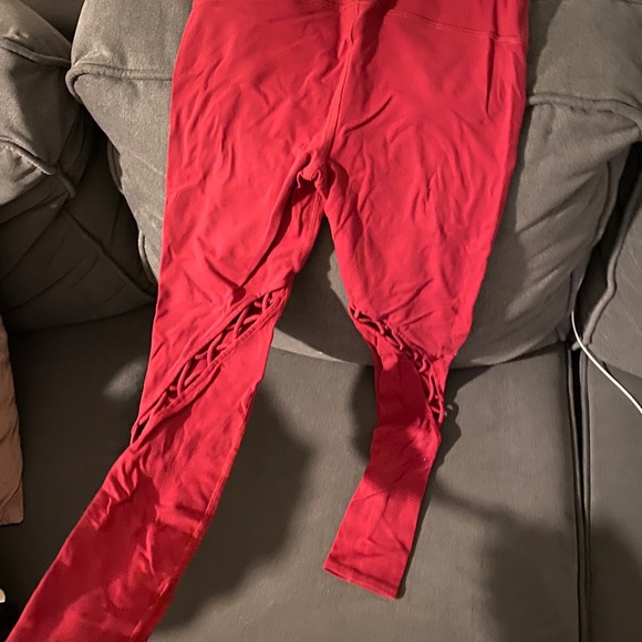 Alo Red Pants - Picture 2 of 3